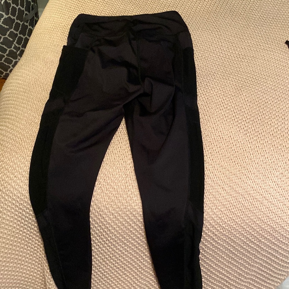 Black Mesh Leggings